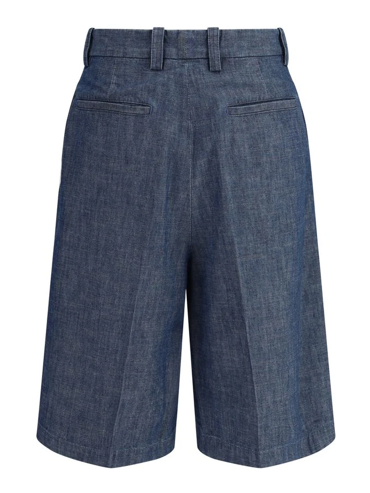 Blue Cotton Bermuda Shorts alternative