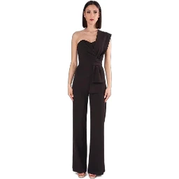 Black Polyester Jumpsuit