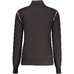 Black Viscose Women Sweater