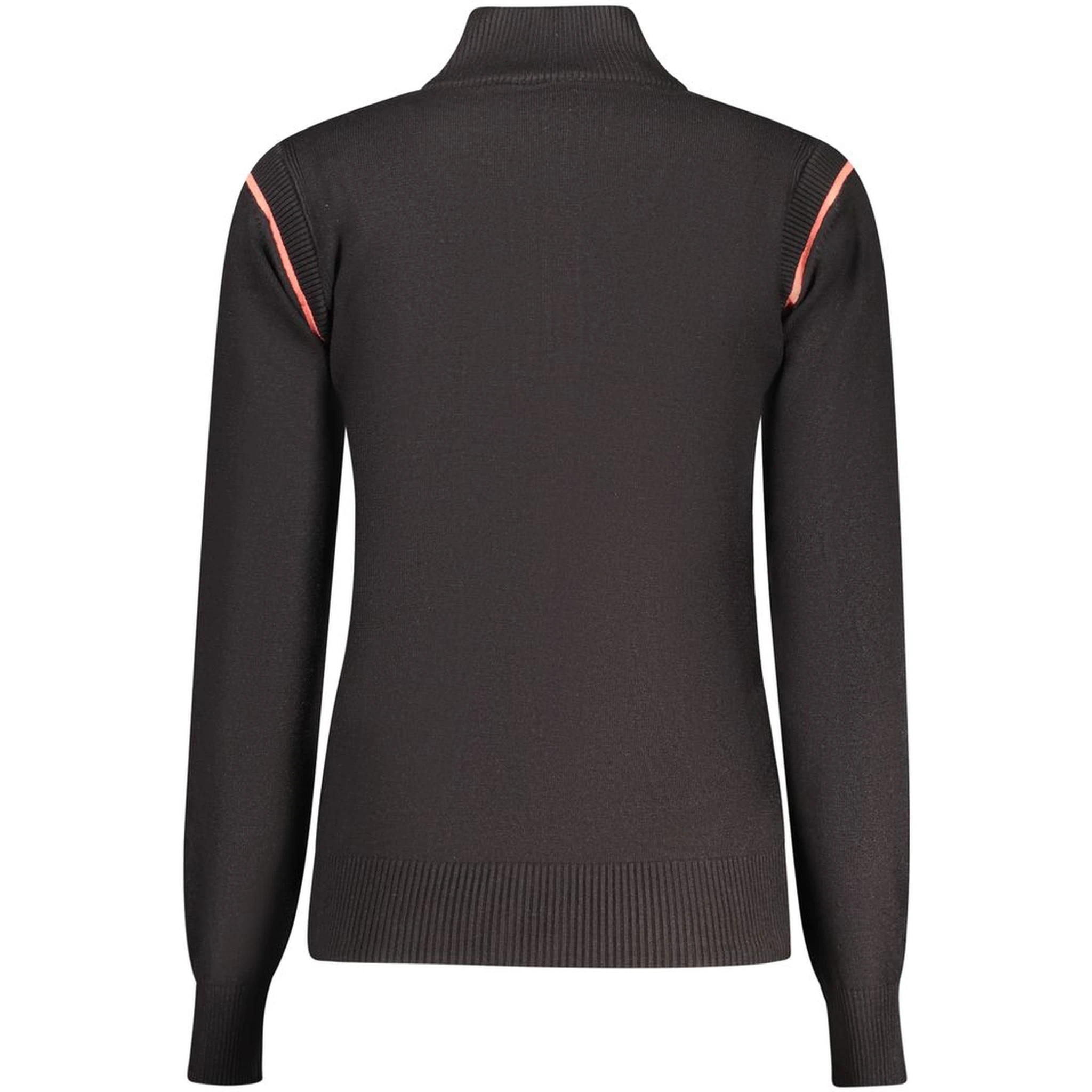 Black Viscose Women Sweater