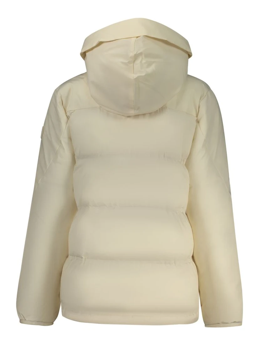 White Polyester Women's Jacket
