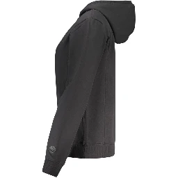 Black Cotton Women's Hoodie