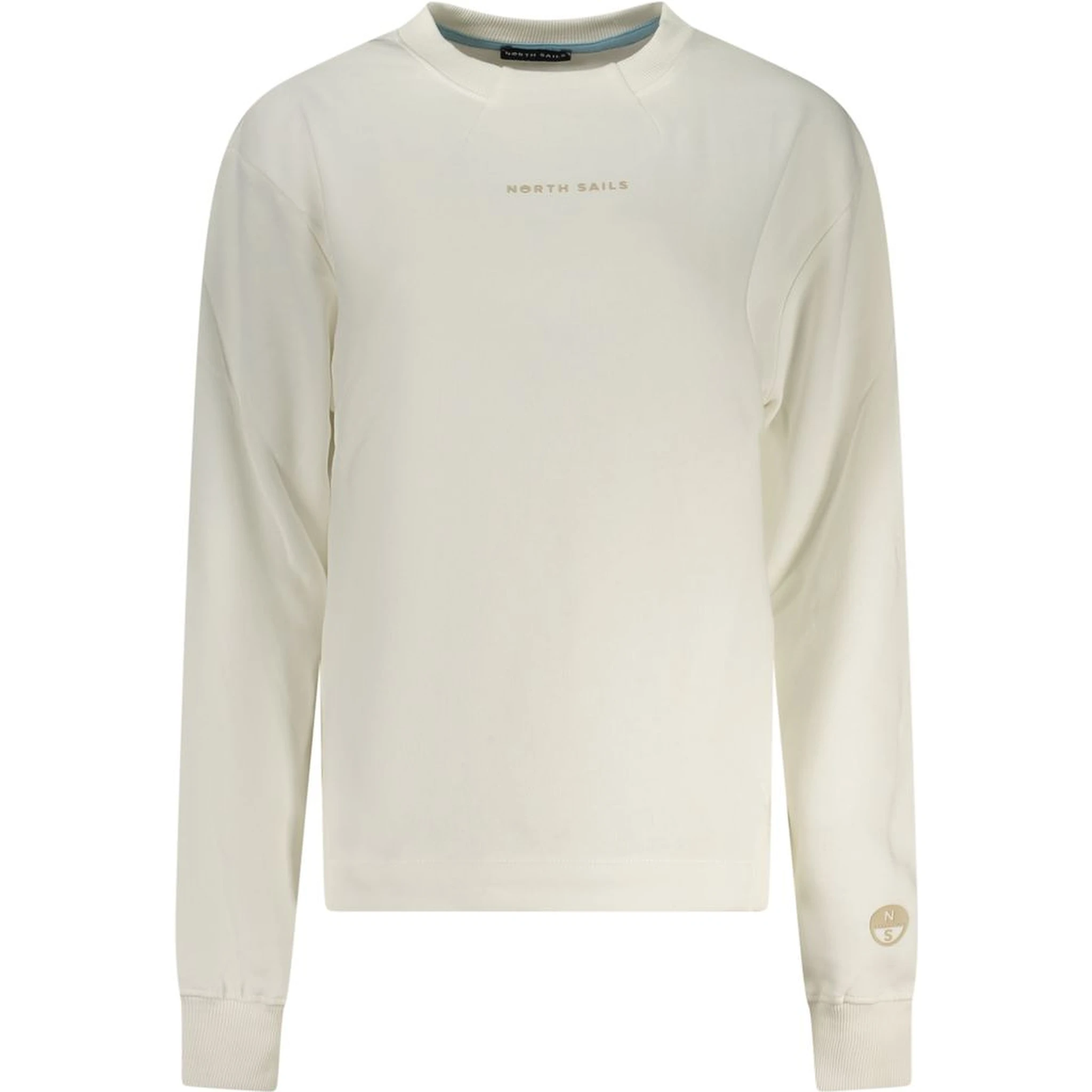 Bianco Cotton Women Sweatshirt