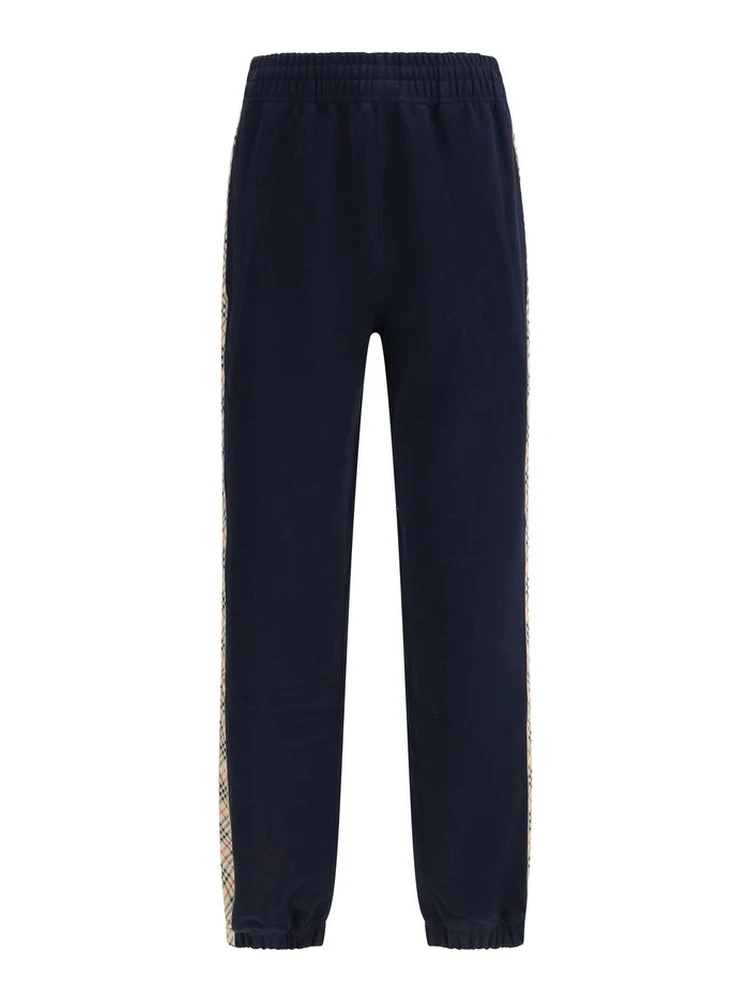 Blue Cotton Joggers (Workout Pants)
