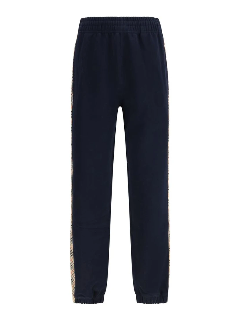 Blue Cotton Joggers (Workout Pants)