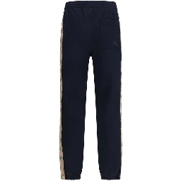 Blue Cotton Joggers (Workout Pants)