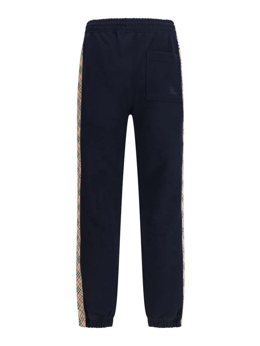 Blue Cotton Joggers (Workout Pants)