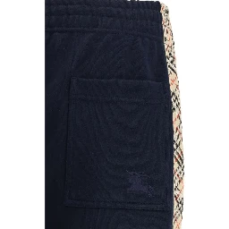 Blue Cotton Joggers (Workout Pants)