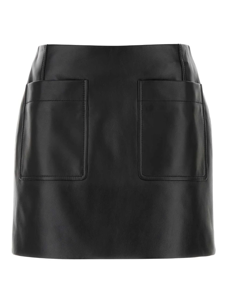 MW NAPPA LEATHER MINI SKIRT
