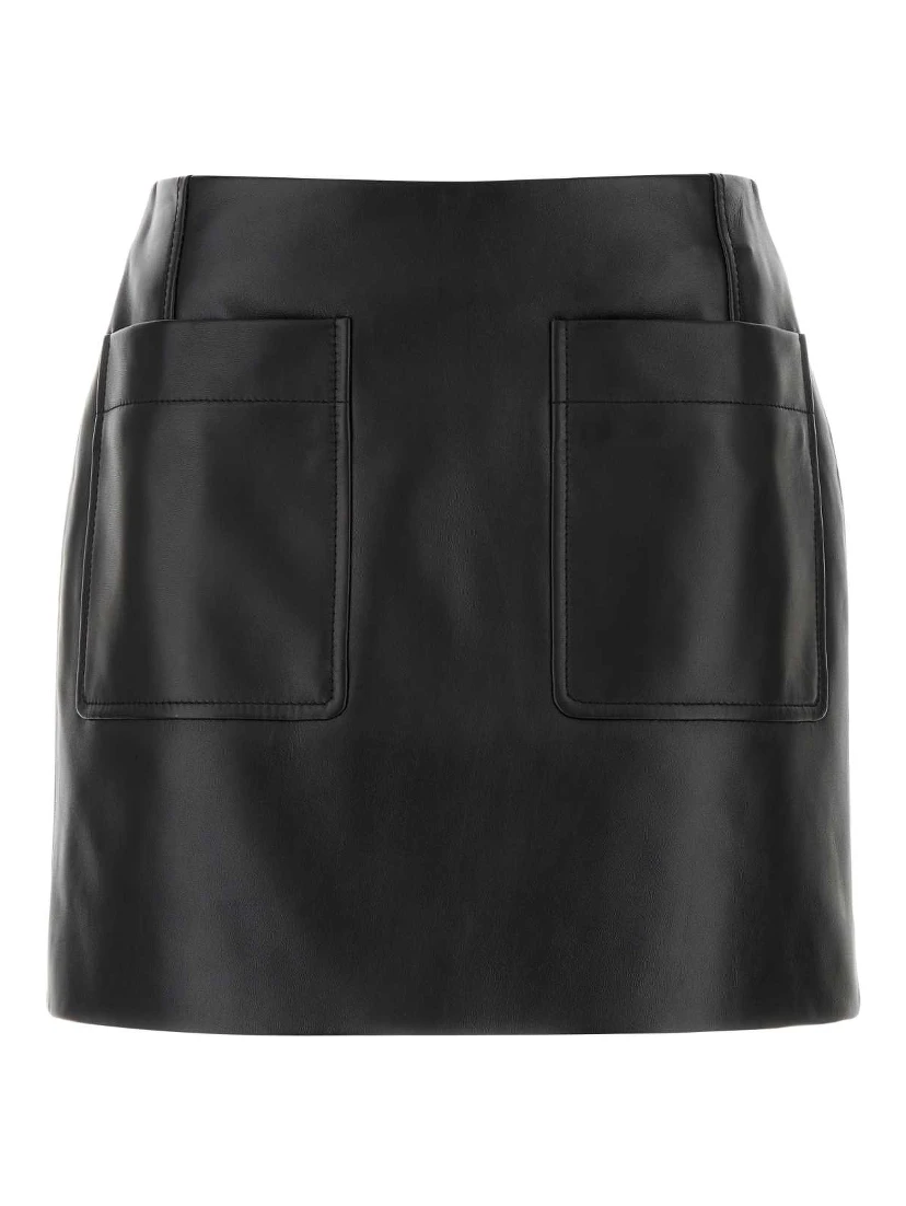 MW NAPPA LEATHER MINI SKIRT