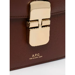 Grace Mini  Brown Leather Crossbody Bag Woman