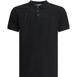 Short slevees polo in cotton