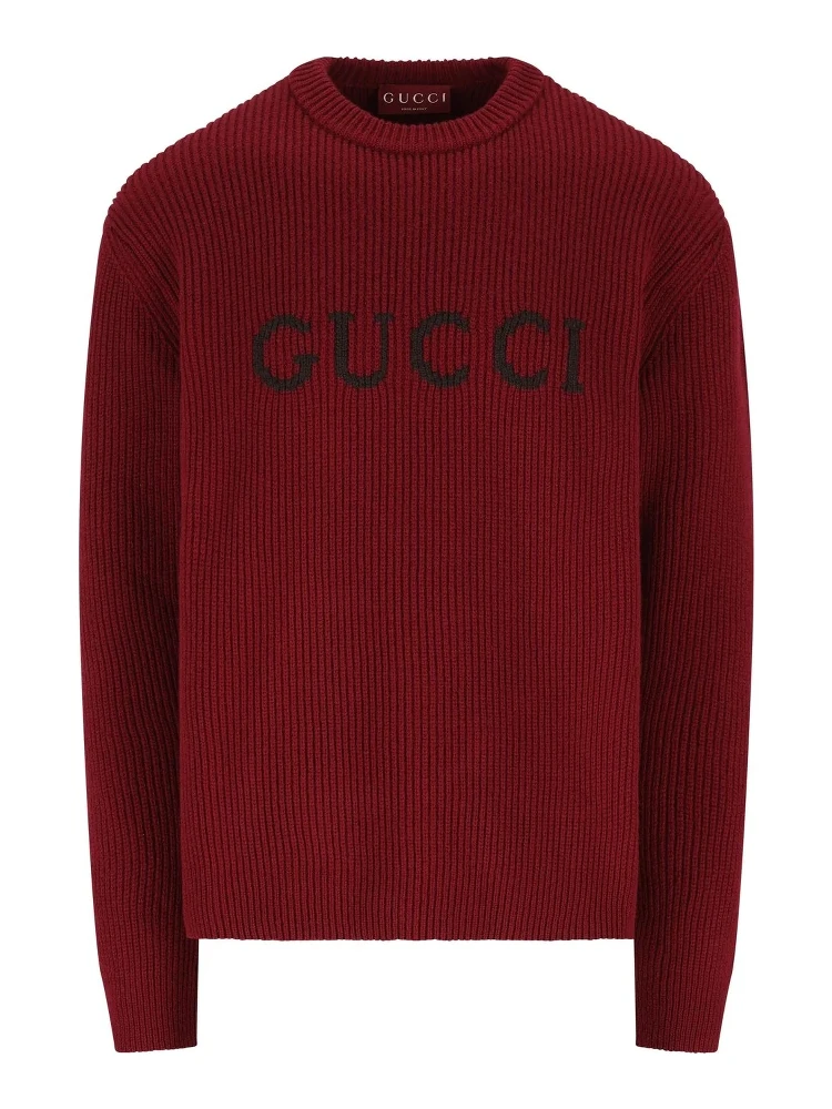 Cashmere and wool crewneck sweater
