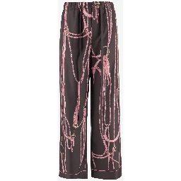 Silk pants