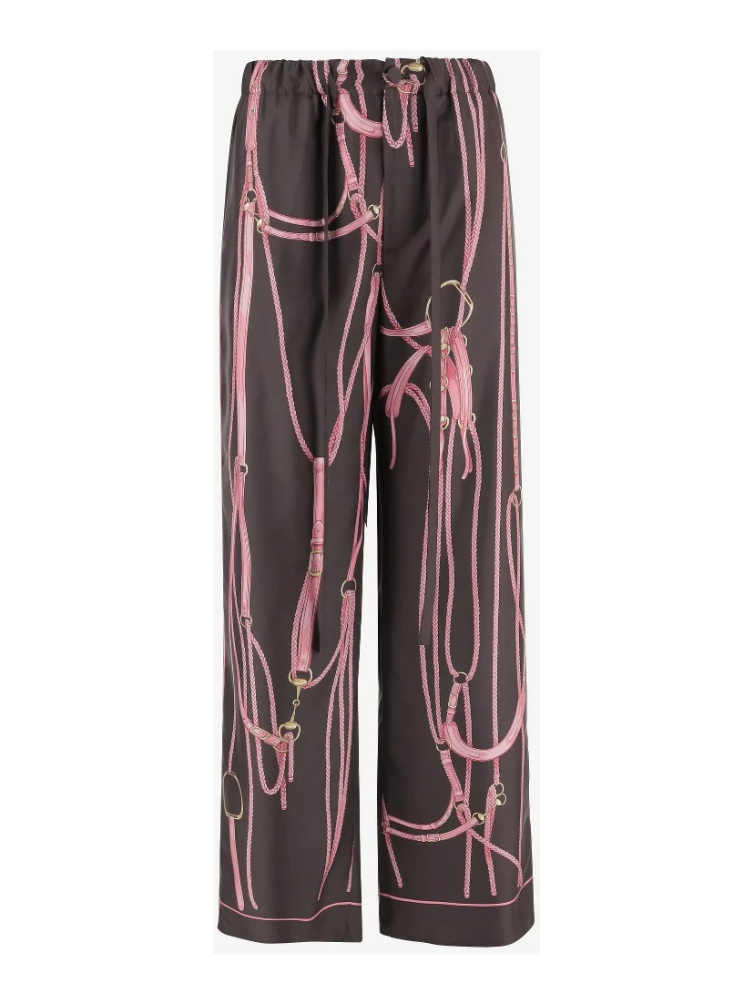Silk pants