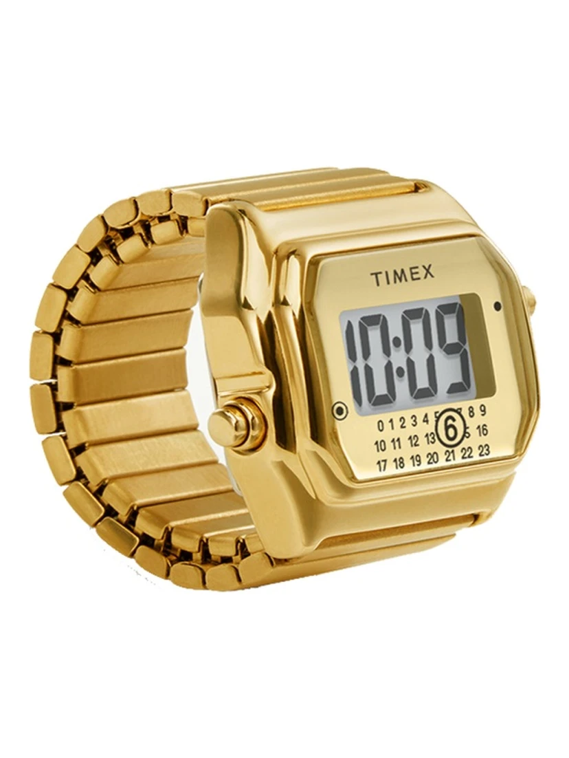 "TIMEX X MM6 T80 GOLD-TONE" RING M-L
