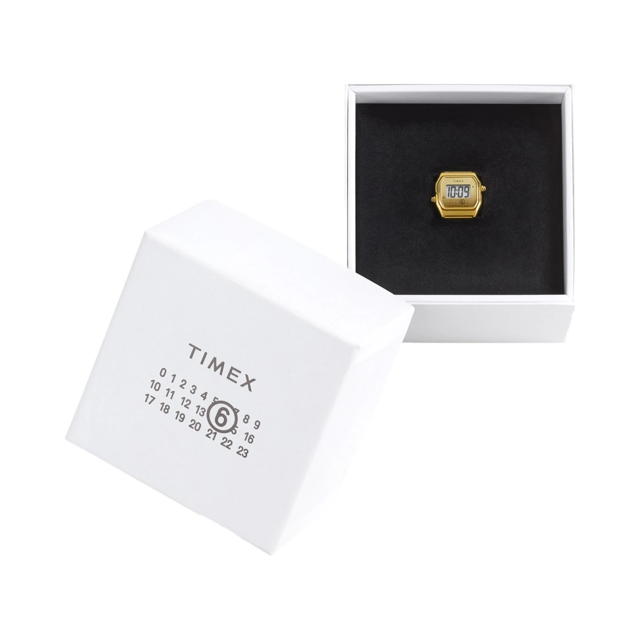 "TIMEX X MM6 T80 GOLD-TONE" RING M-L