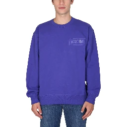 SWEATSHIRT WITH LOGO PATCH