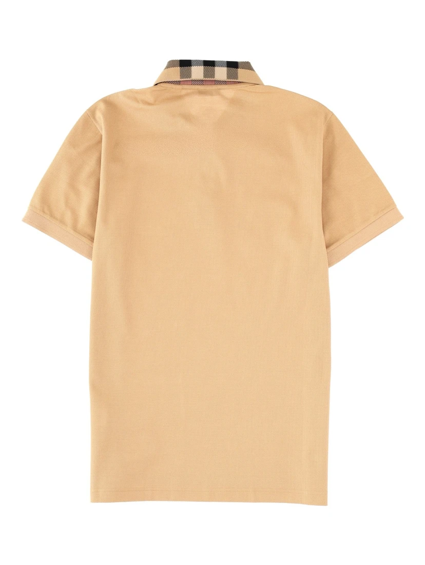 POLO SHIRT WITH "CHECK" COLLAR