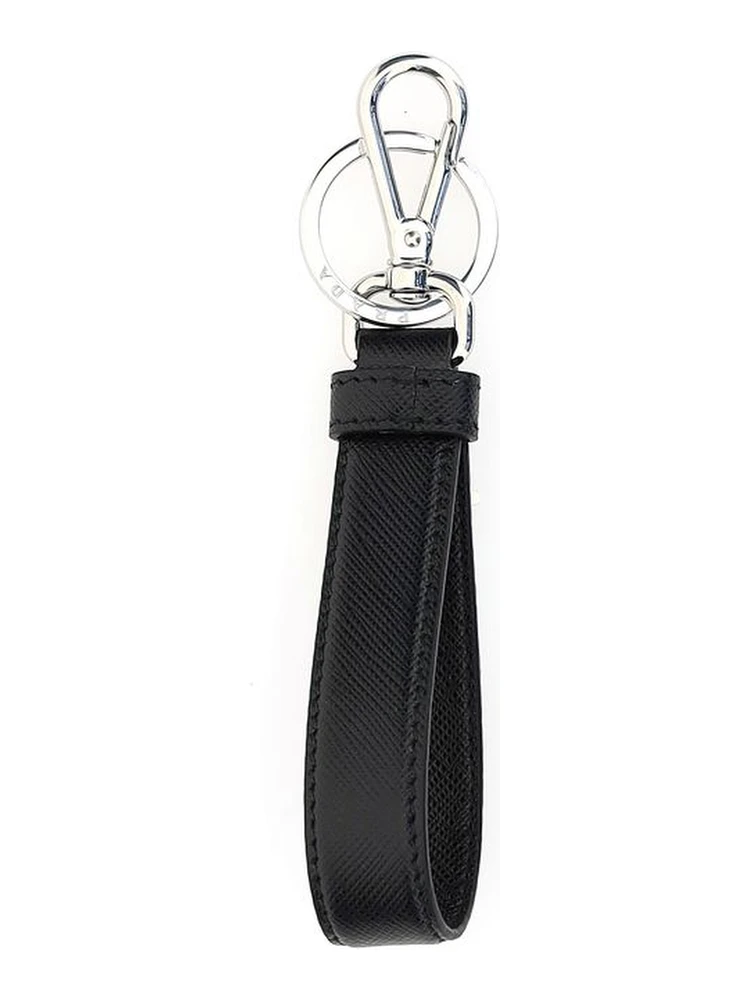 Black Stainless Steel Keychain