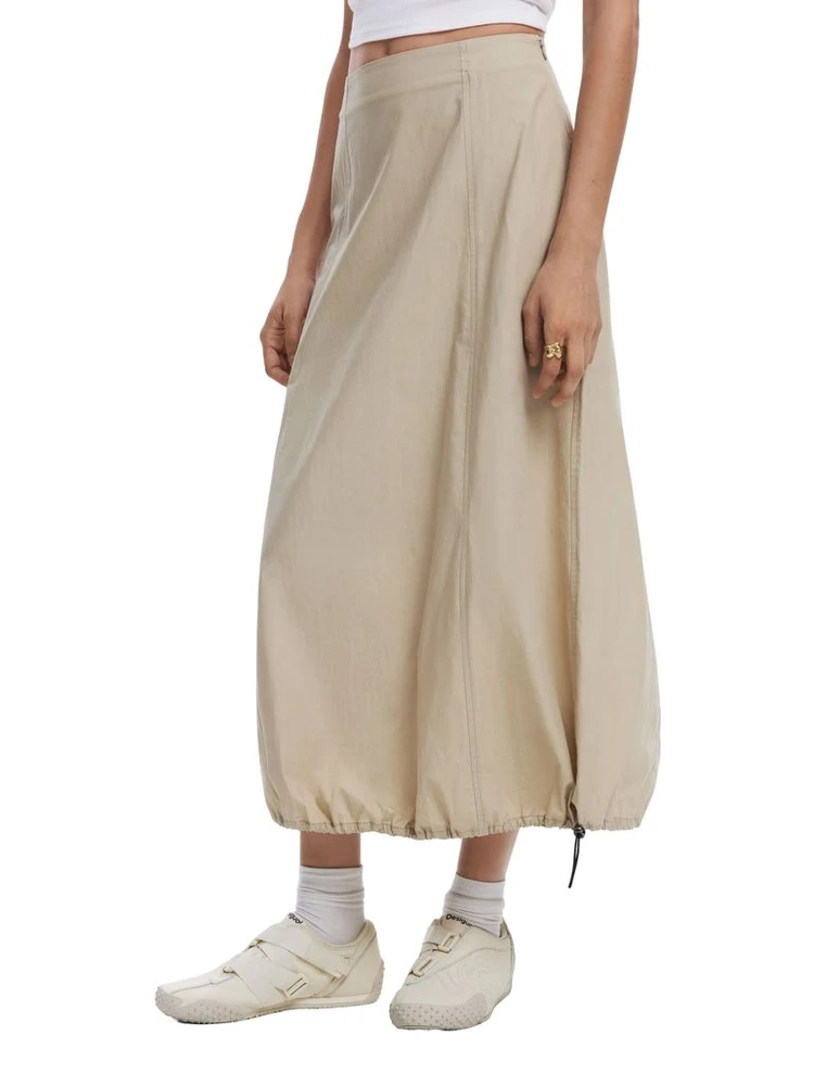 Beige Cotton Long Skirt alternative