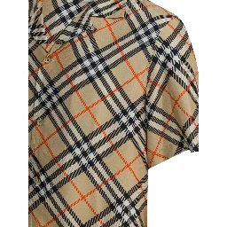 Oversized silk shirt