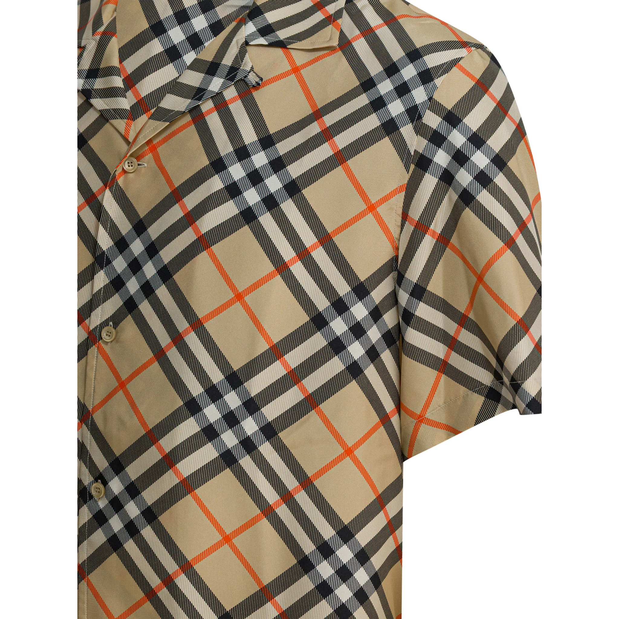 Oversized silk shirt