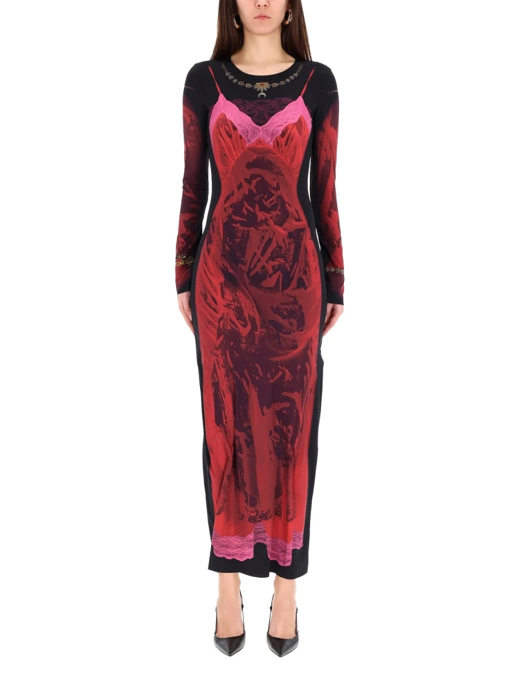 "WET NUISETTE" MIDI DRESS