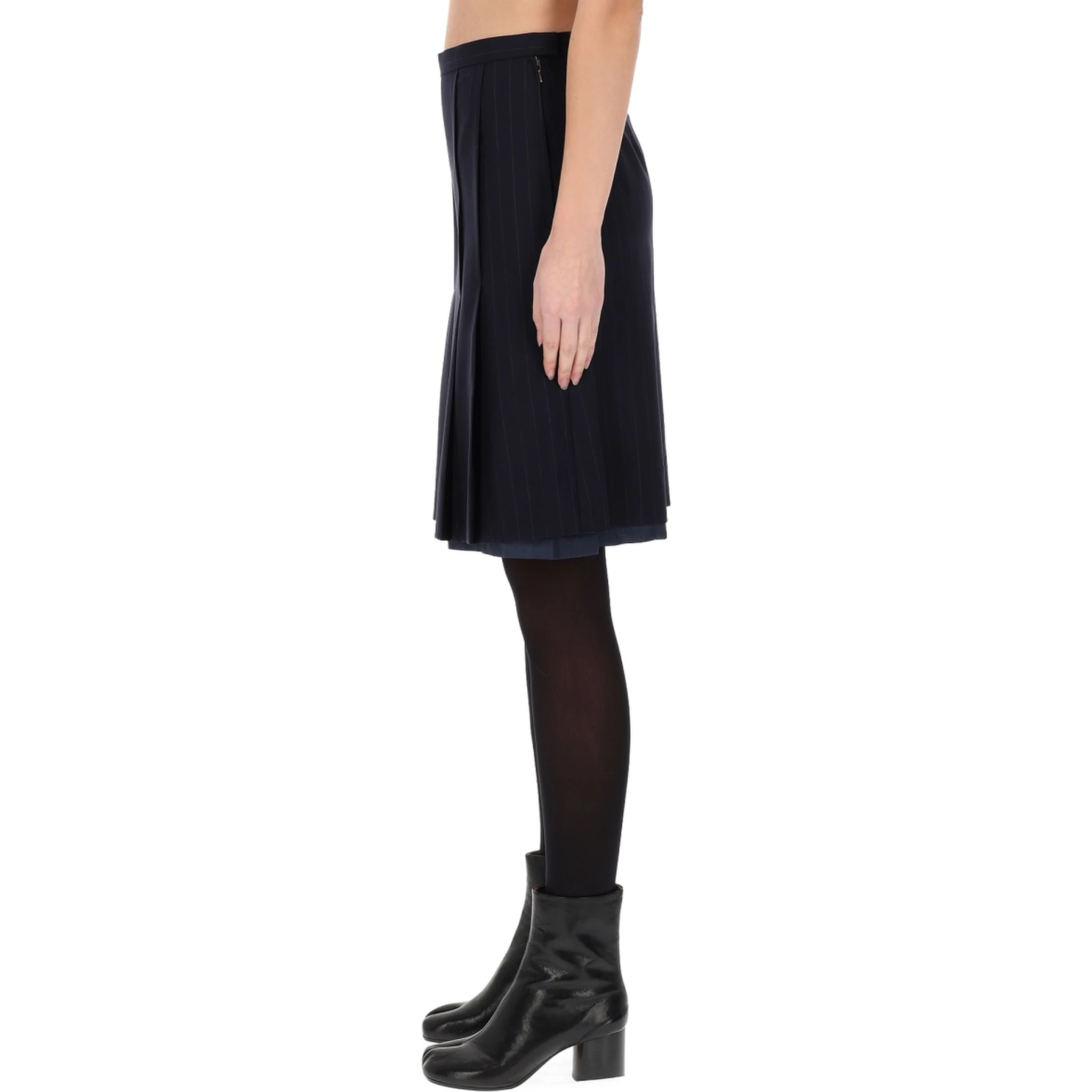 WOOL MIDI SKIRT