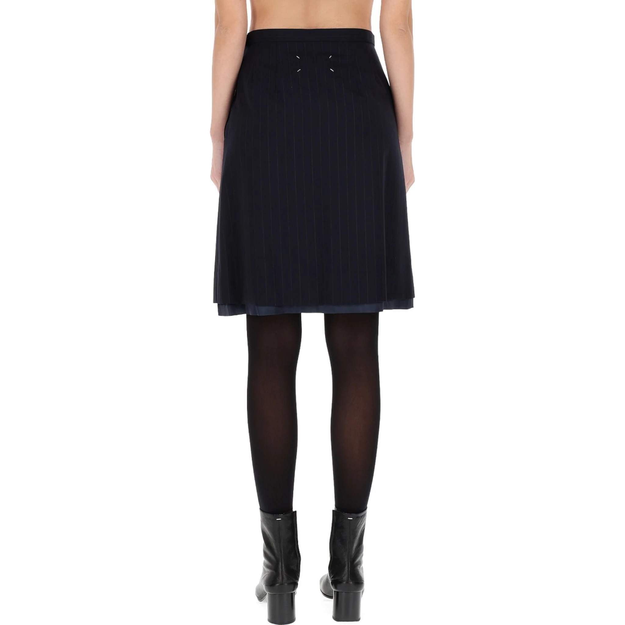 WOOL MIDI SKIRT