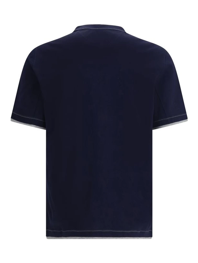 Blue Cotton T-Shirt