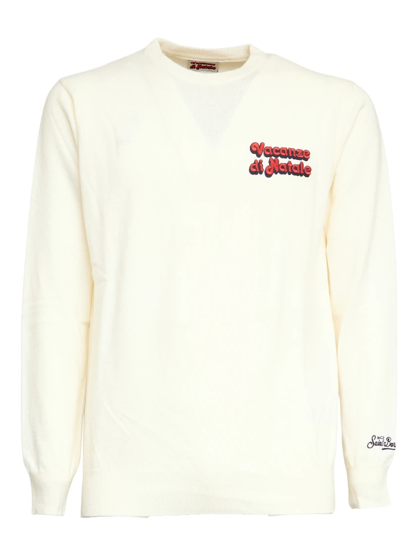Maglione Heron Con Ricamo Vacanze Di Natale