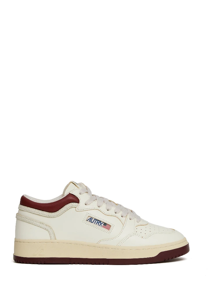 Sneakers Med-Way Mid In Pelle Syrah, Marsh