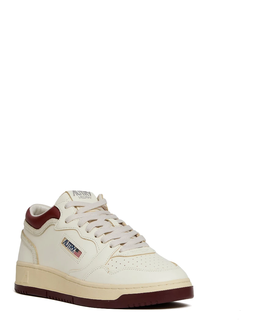 Sneakers Med-Way Mid In Pelle Syrah, Marsh
