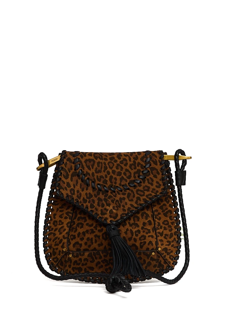 Borsa A Tracolla Anahi In Pelle Leopardata