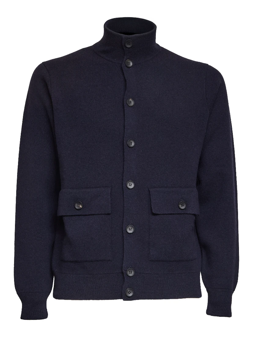 Blusotto Con Bottoni In Lana, Cashmere