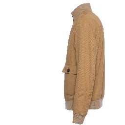Bomber In Twill Di Cotone E Lino