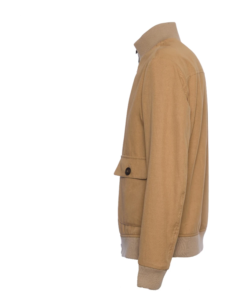 Bomber In Twill Di Cotone E Lino alternative
