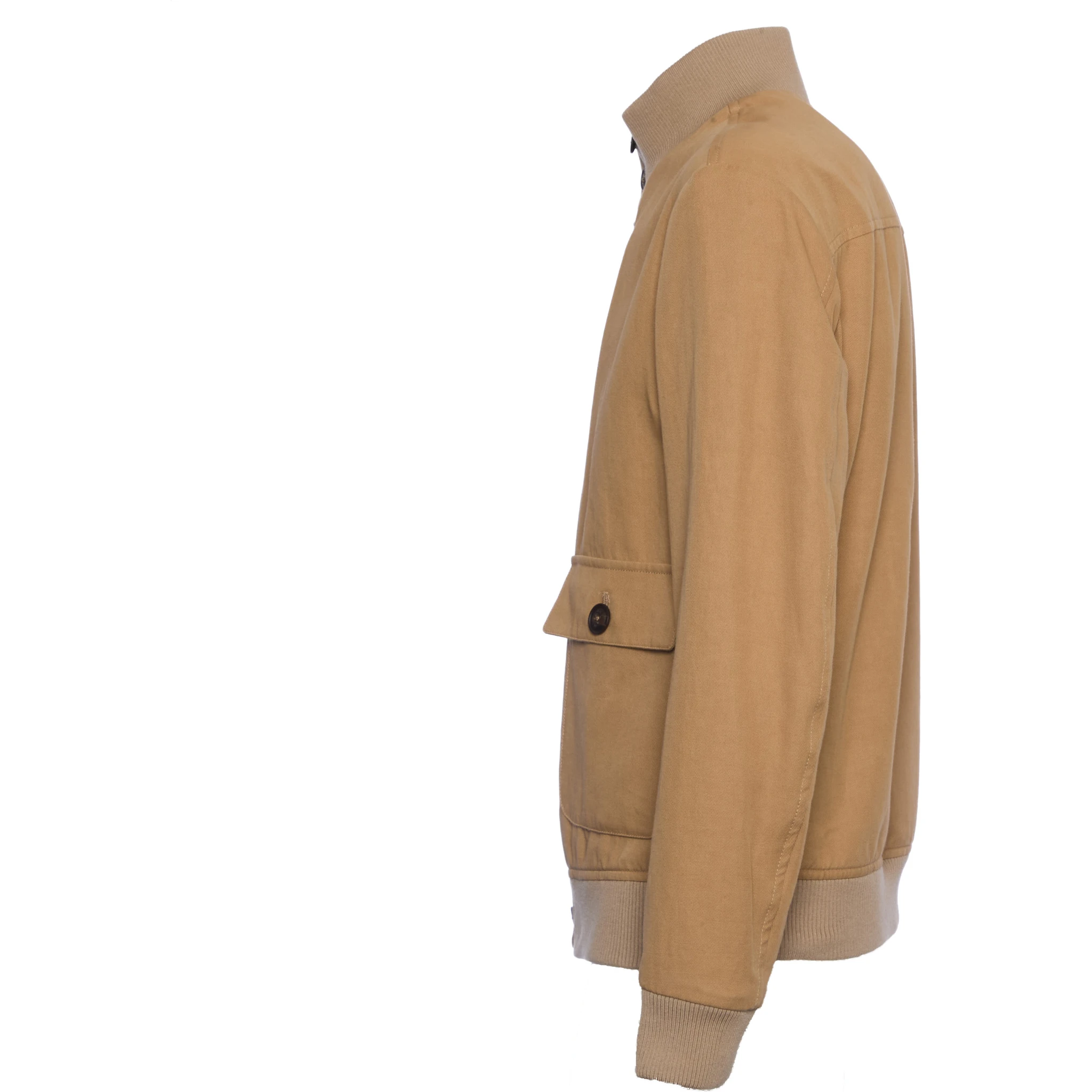 Bomber In Twill Di Cotone E Lino