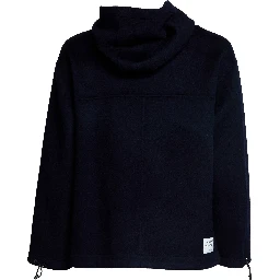 Parka In Panno Double Con Zip In Lana