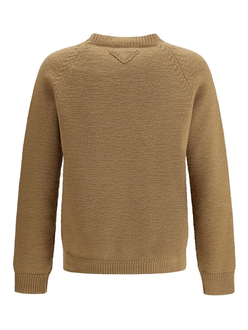 Beige Wool Sweatshirt