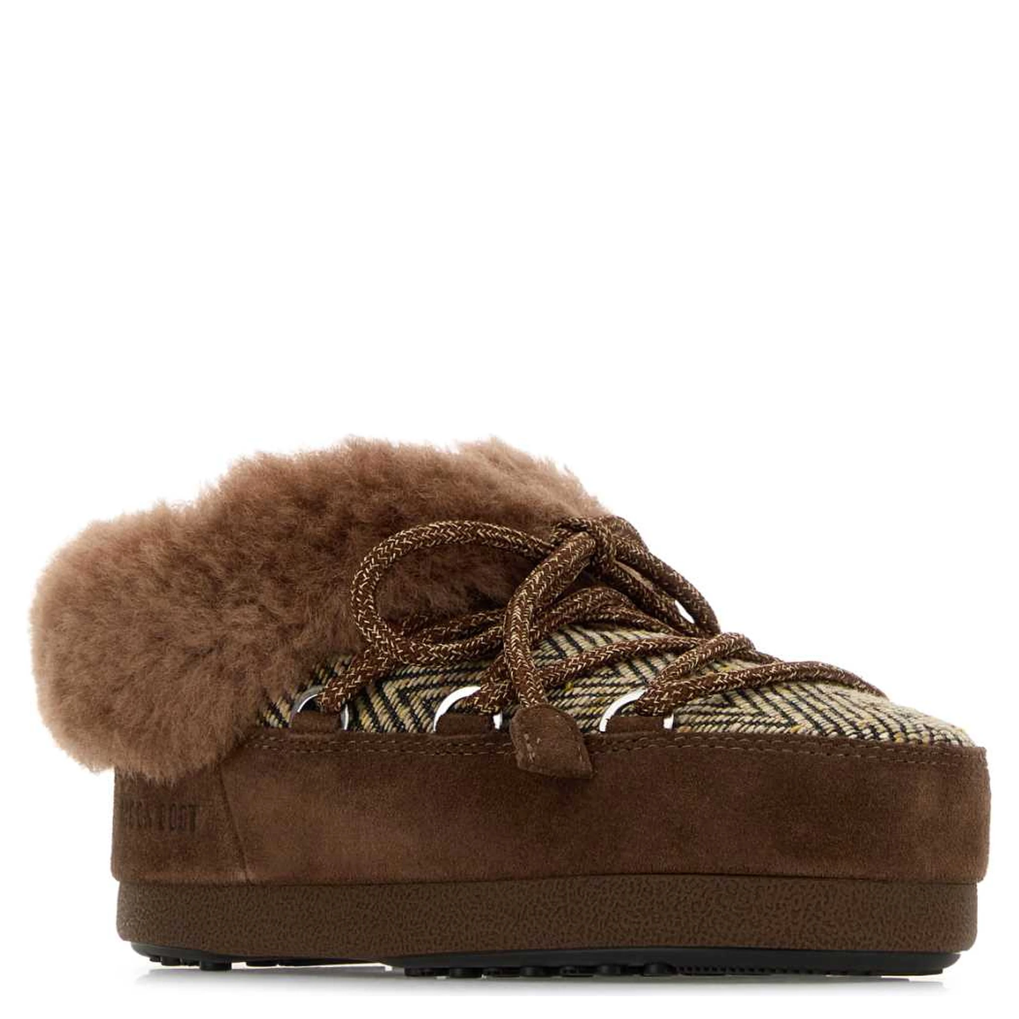 MB X GIR EVX CHALET MULE FUR COCOA