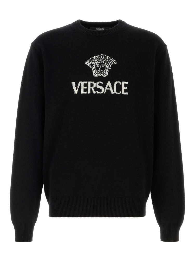 KNIT SWEATER MEDUSA INTARSIA ECOCASHMERE