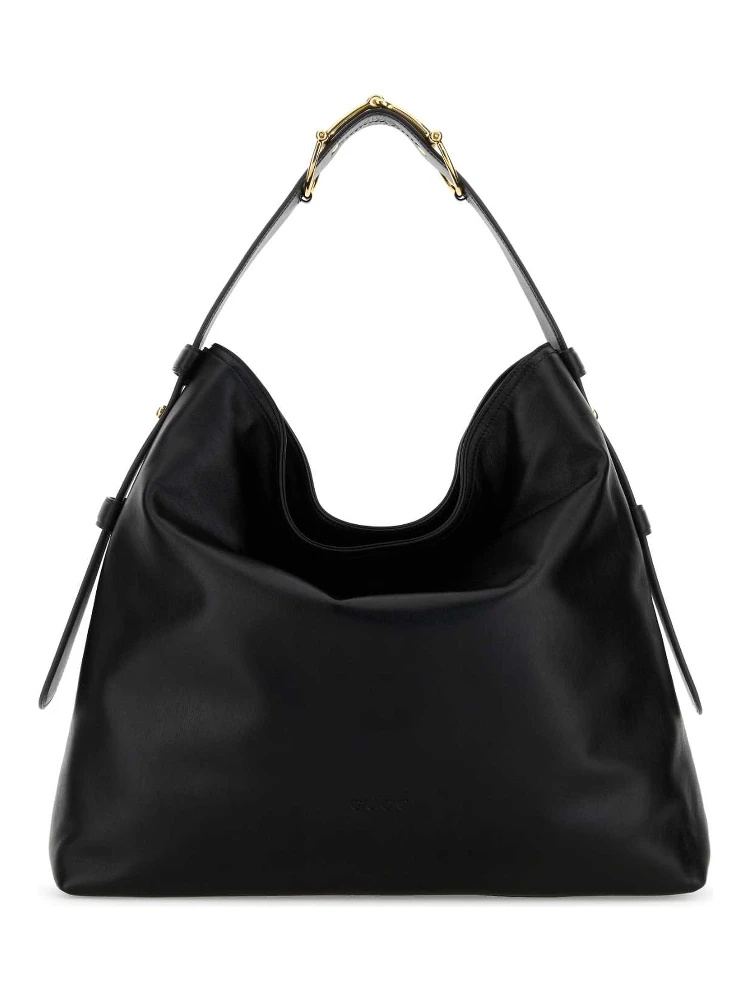 Black leather medium Gucci Beatrix shopping bag