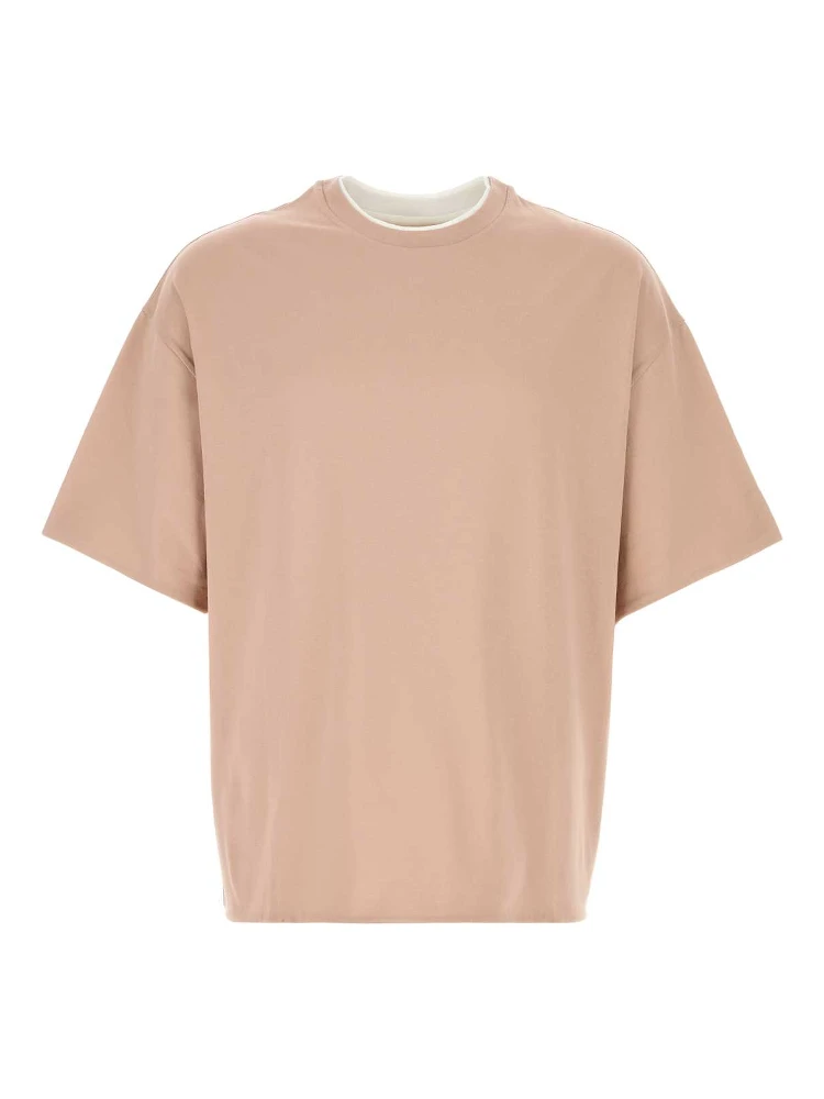T-SHIRT CN SS DOUBLE LAYER