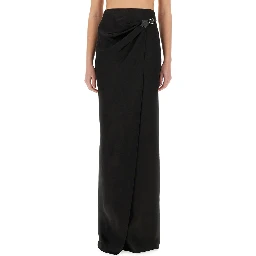 MAXI "WRAP" SKIRT WITH BELT