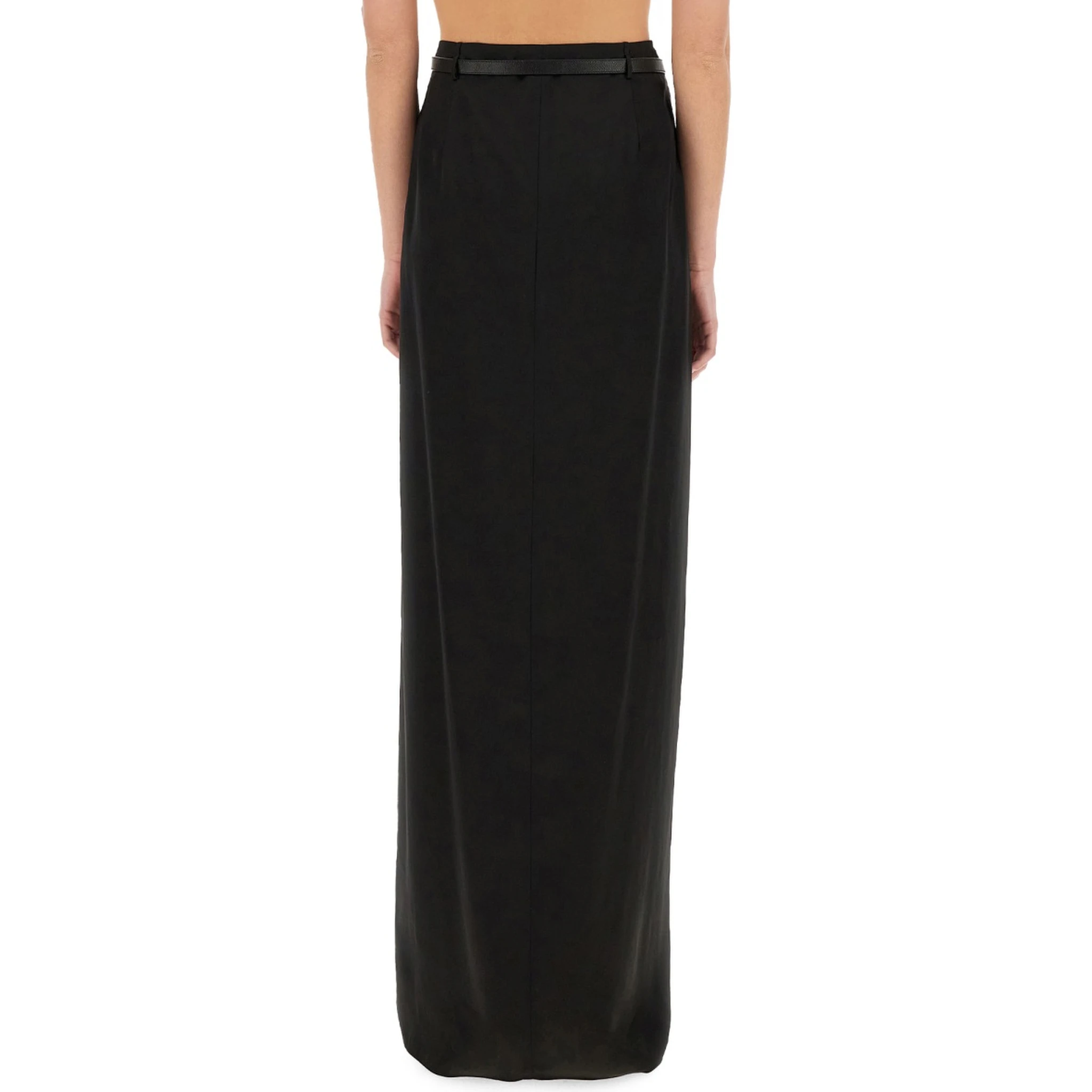 MAXI "WRAP" SKIRT WITH BELT