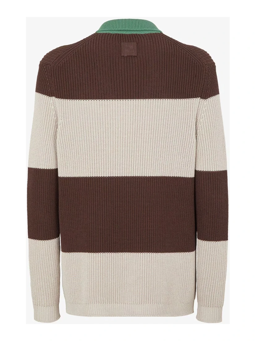 Cotton knitted polo