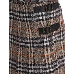 Wool knit Check