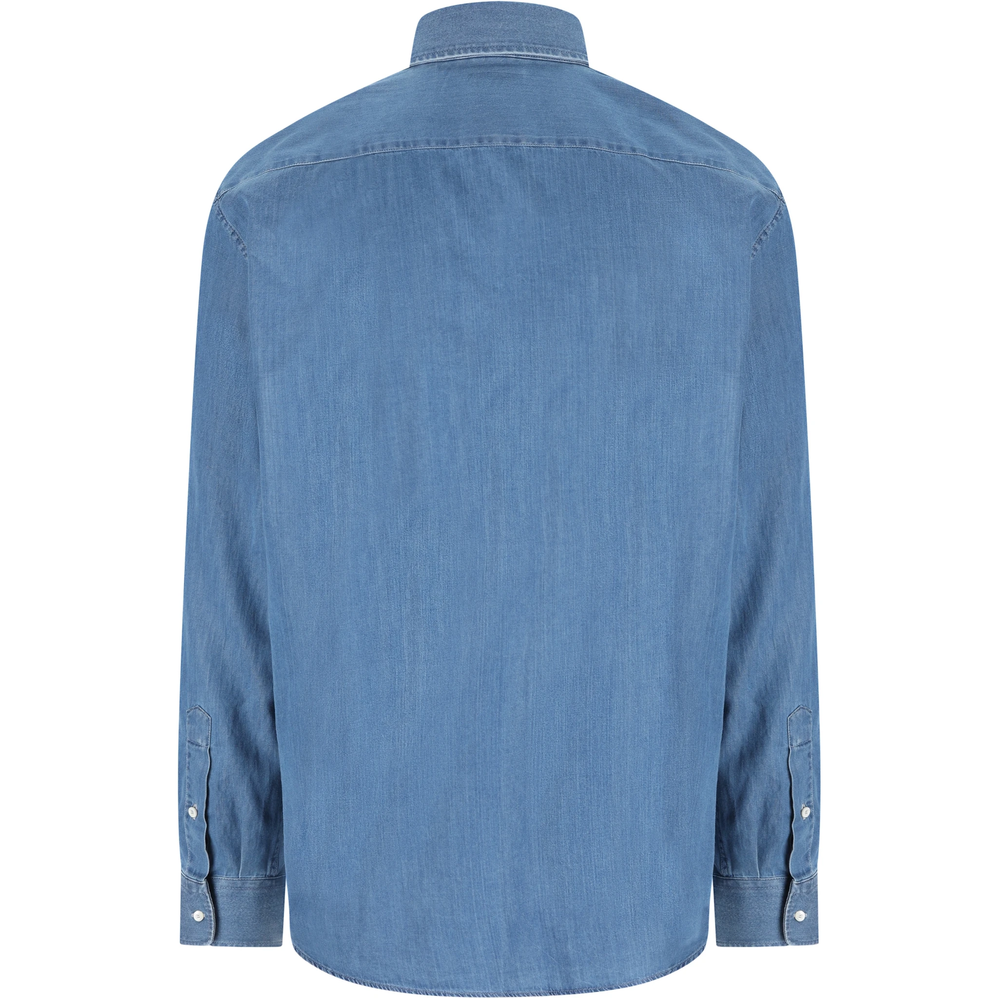 Blue Denim Plain Shirt